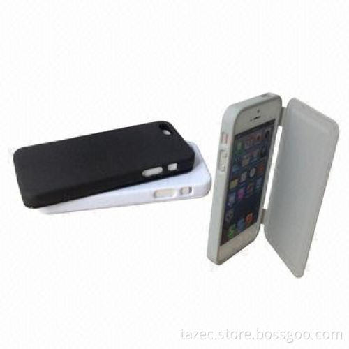 Book Style PU Leather Cases for iPhone 4/4S/5 and Samsung, Available in Various Colors